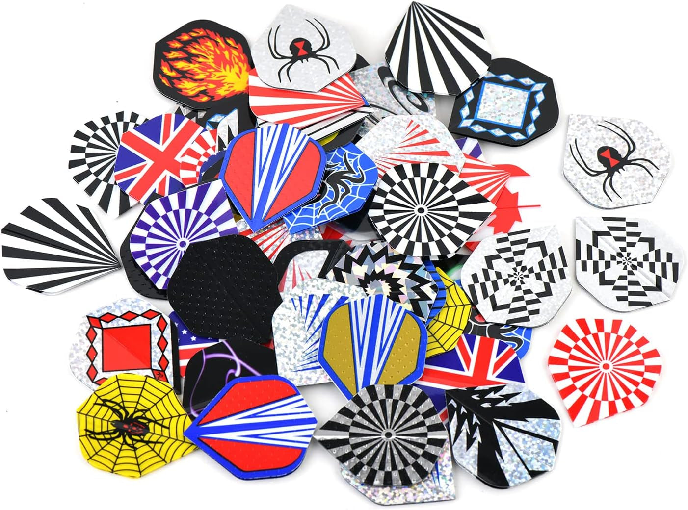 Standard Dart Flights Durable Replacement Dart Accessories Perfect Flights Equipment Supplies for Dart Games 60Pcs 90Pcs Select