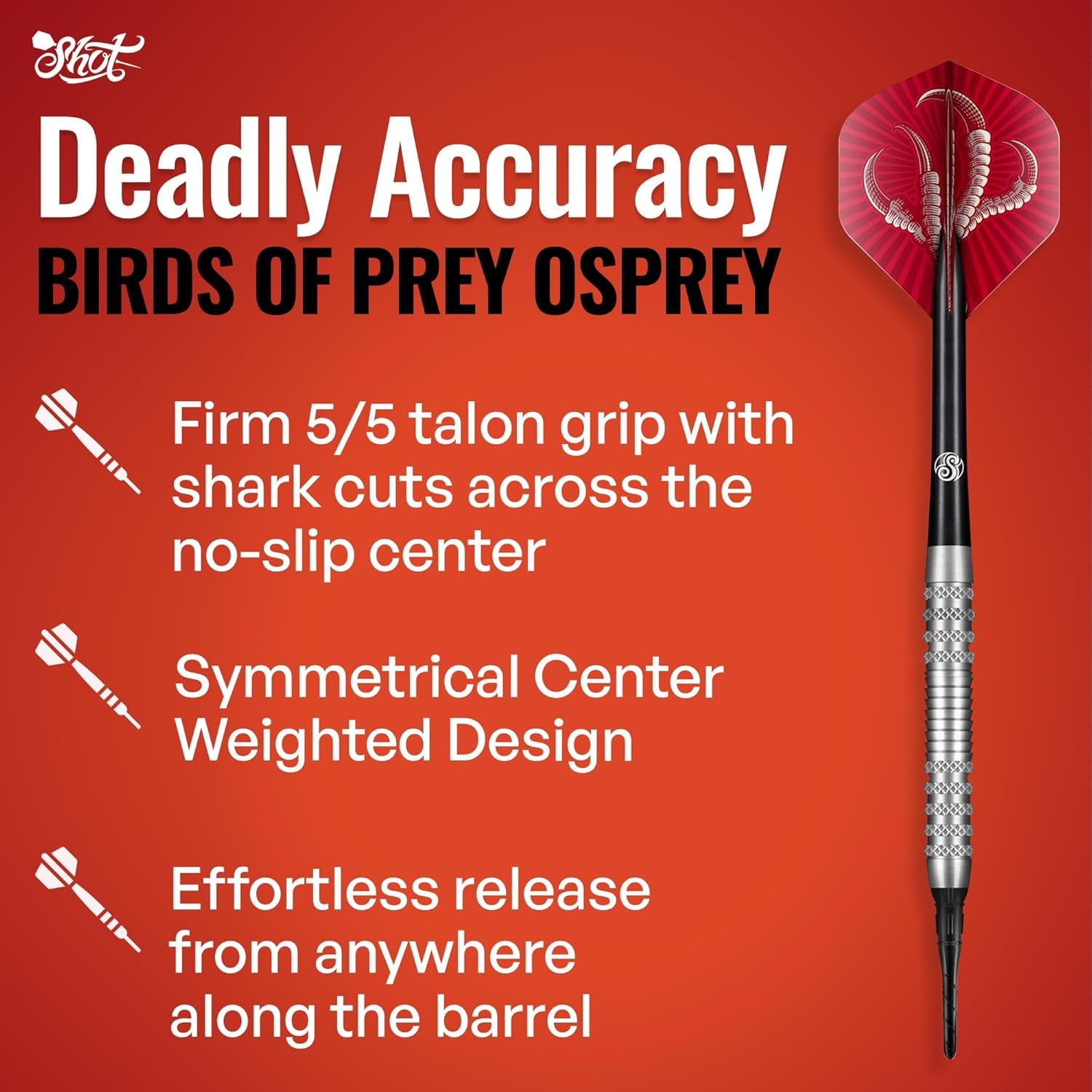 Birds of Prey Osprey 80% Soft Tip Darts