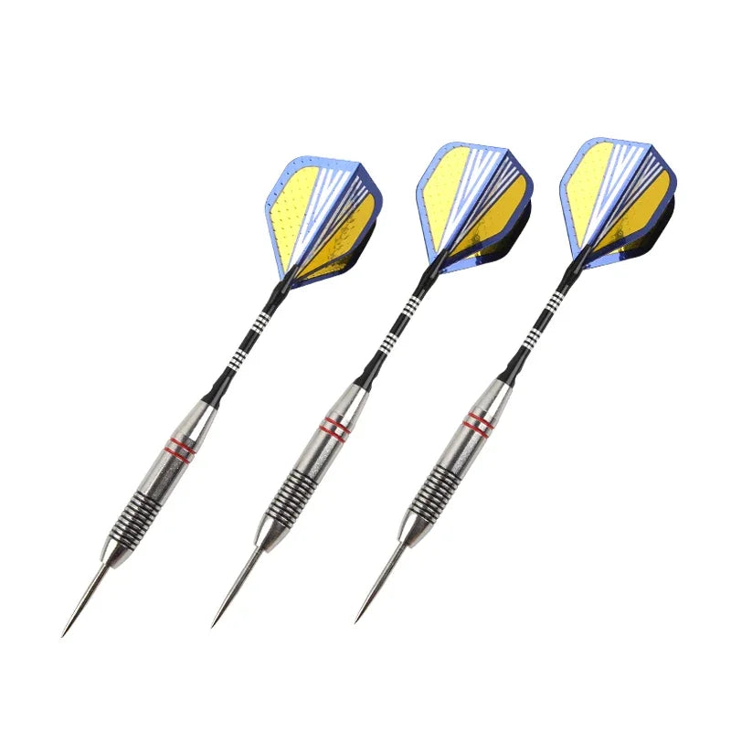 New 3 Pcs/Sets of Darts Professional 24G Steel Tip Dart with Aluminium Shafts Nice Dart Flights High Quality for Dartboard Game