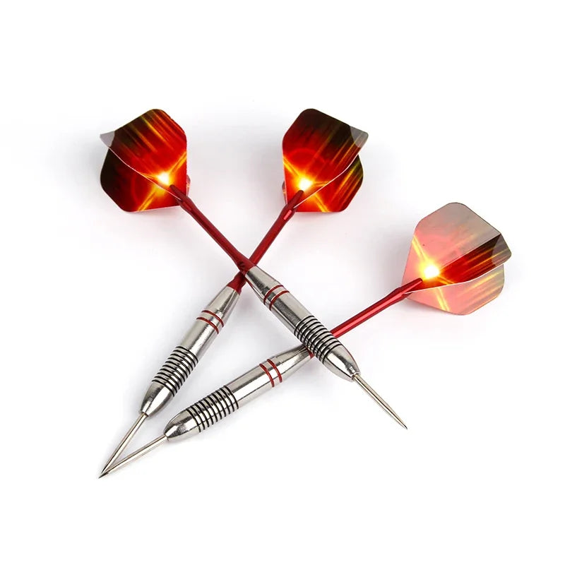 New 3 Pcs/Sets of Darts Professional 24G Steel Tip Dart with Aluminium Shafts Nice Dart Flights High Quality for Dartboard Game