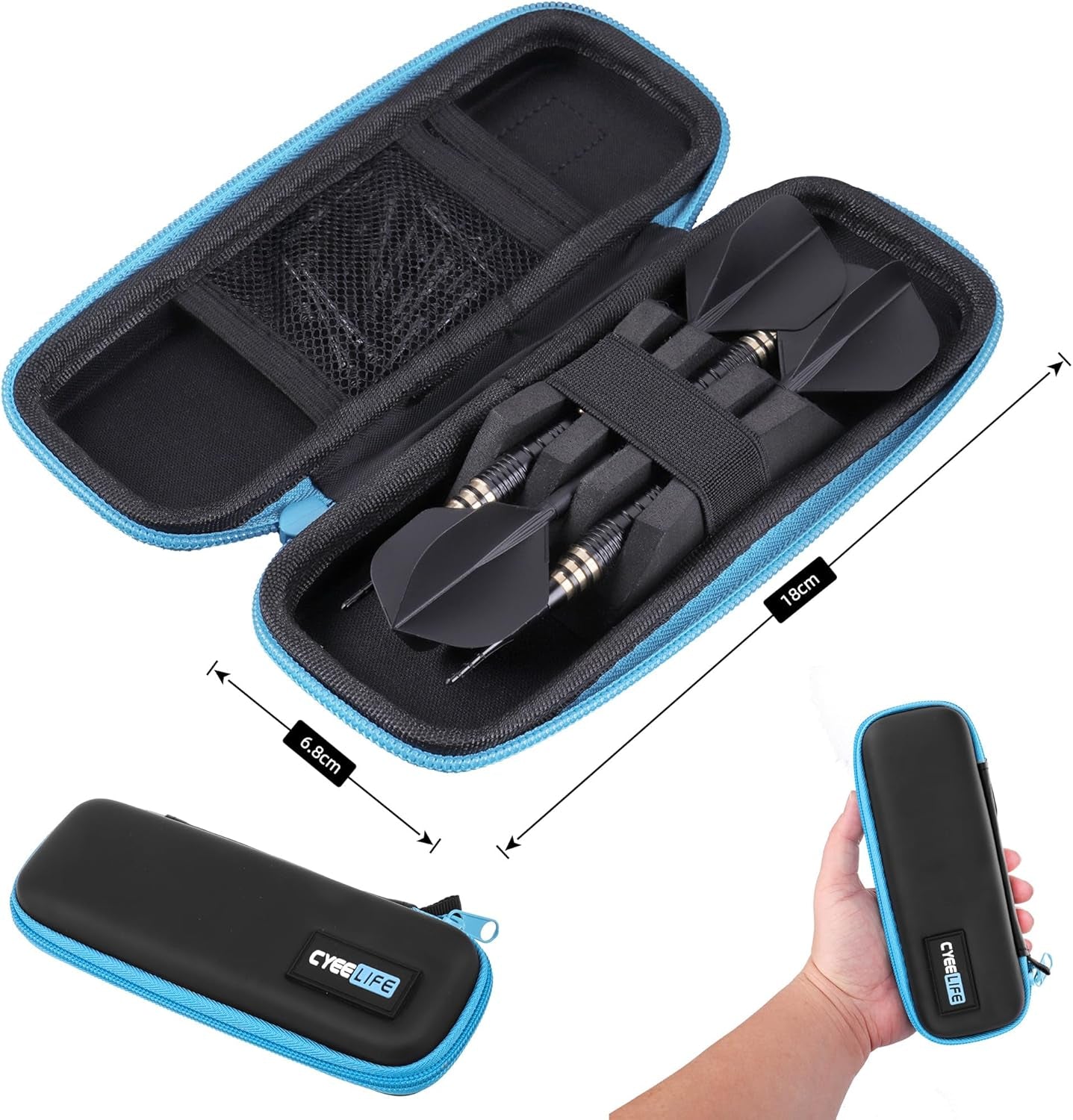 Professional Soft Tip Darts Set 18 Grams with 30 Extra Dart Tips and Gift Storage Box,Darts Plastic Tip