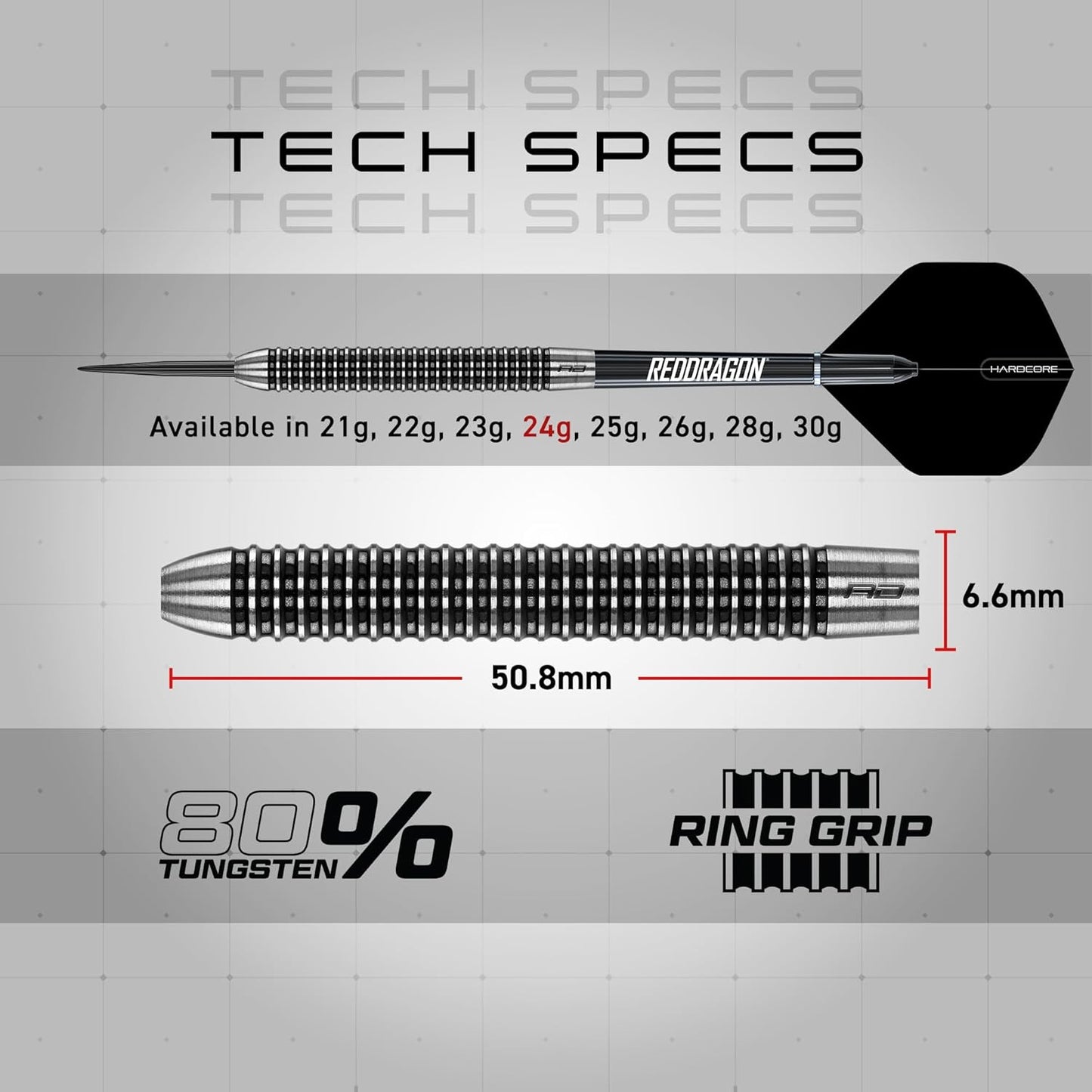 Pegasus Professional Tungsten Steeltip Darts Set Available in 21, 23, 24, 25, 26, 28, 30 Gram with Flights, Stems (Shafts) and Wallet