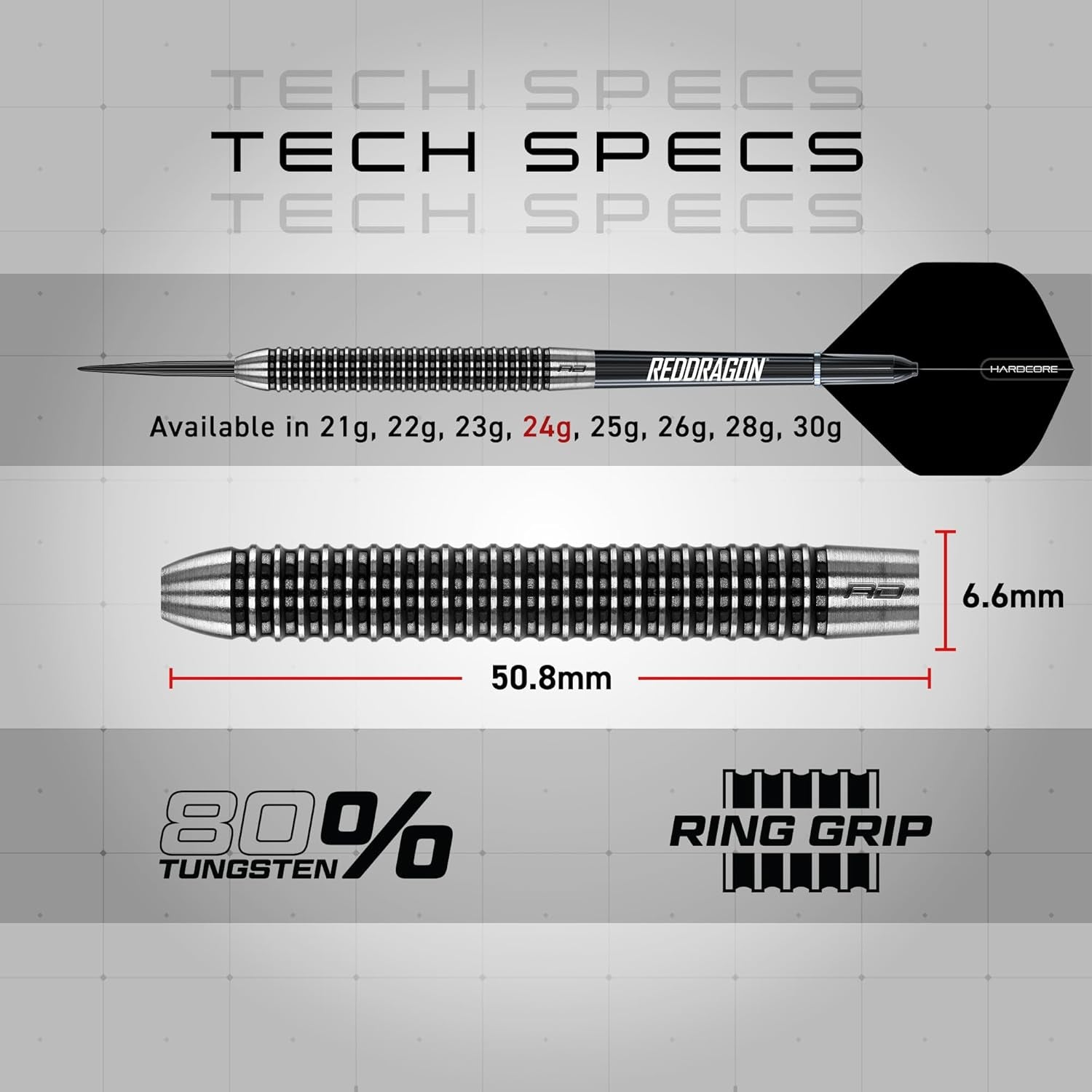 Pegasus Professional Tungsten Steeltip Darts Set Available in 21, 23, 24, 25, 26, 28, 30 Gram with Flights, Stems (Shafts) and Wallet