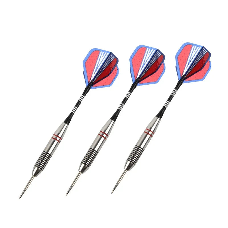 New 3 Pcs/Sets of Darts Professional 24G Steel Tip Dart with Aluminium Shafts Nice Dart Flights High Quality for Dartboard Game