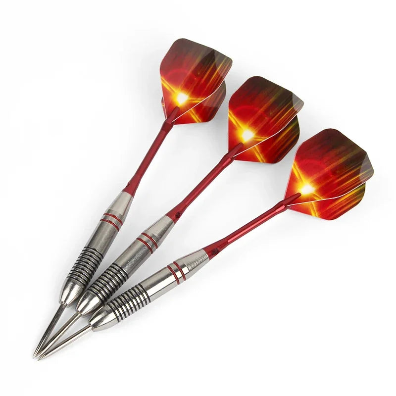 New 3 Pcs/Sets of Darts Professional 24G Steel Tip Dart with Aluminium Shafts Nice Dart Flights High Quality for Dartboard Game