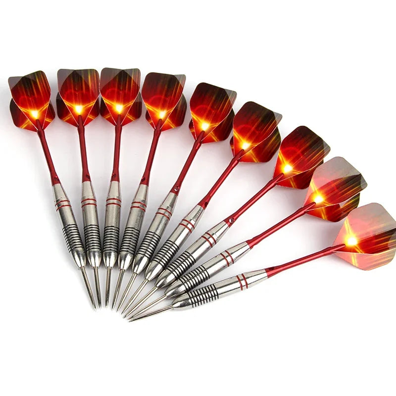 New 3 Pcs/Sets of Darts Professional 24G Steel Tip Dart with Aluminium Shafts Nice Dart Flights High Quality for Dartboard Game