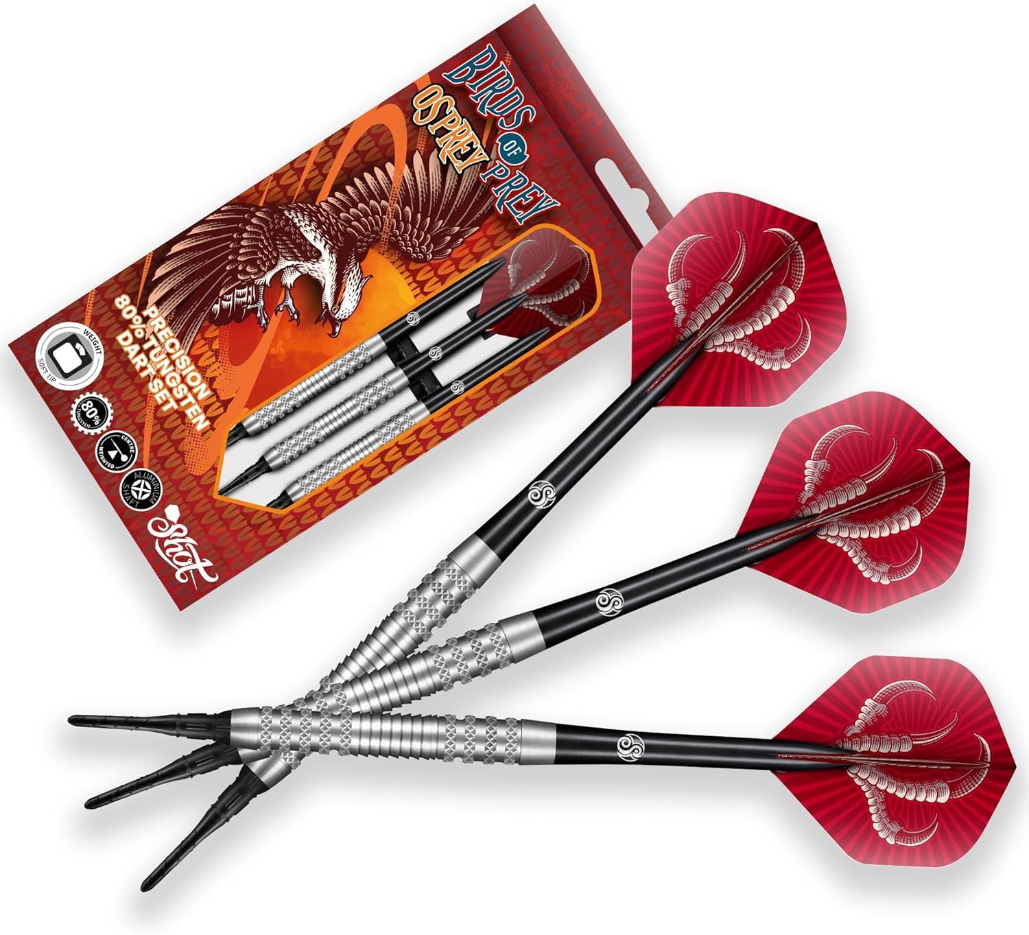 Birds of Prey Osprey 80% Soft Tip Darts