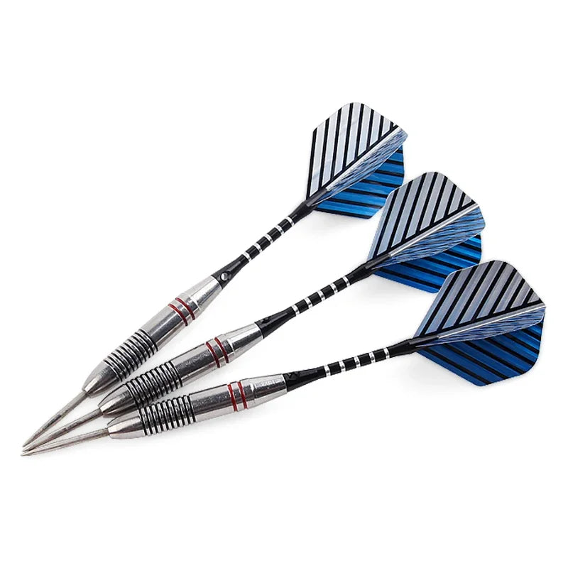 New 3 Pcs/Sets of Darts Professional 24G Steel Tip Dart with Aluminium Shafts Nice Dart Flights High Quality for Dartboard Game