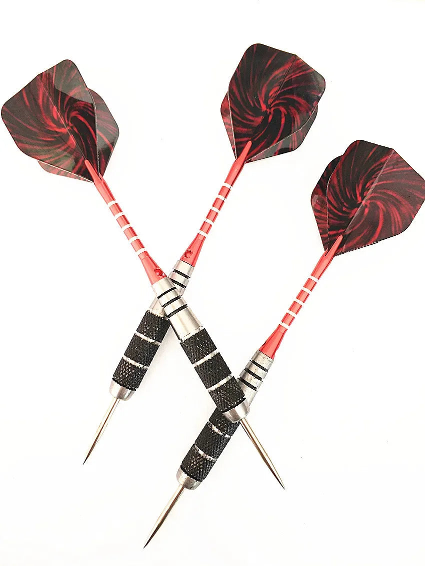 New 3 Pcs/Sets of Darts Professional 24G Steel Tip Dart with Aluminium Shafts Nice Dart Flights High Quality for Dartboard Game