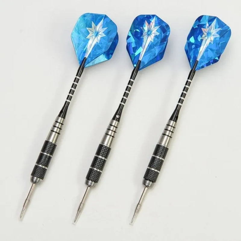 New 3 Pcs/Sets of Darts Professional 24G Steel Tip Dart with Aluminium Shafts Nice Dart Flights High Quality for Dartboard Game