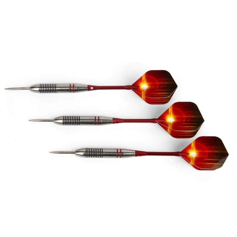 New 3 Pcs/Sets of Darts Professional 24G Steel Tip Dart with Aluminium Shafts Nice Dart Flights High Quality for Dartboard Game